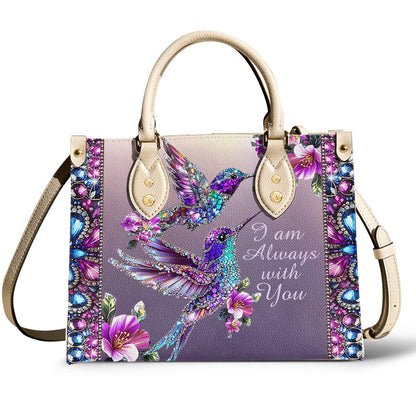 Hummingbird Leather Bag I Am Always With You