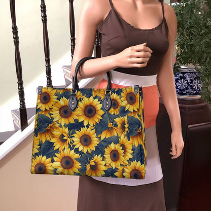 Sunflower Leather Bag Harvest Glow