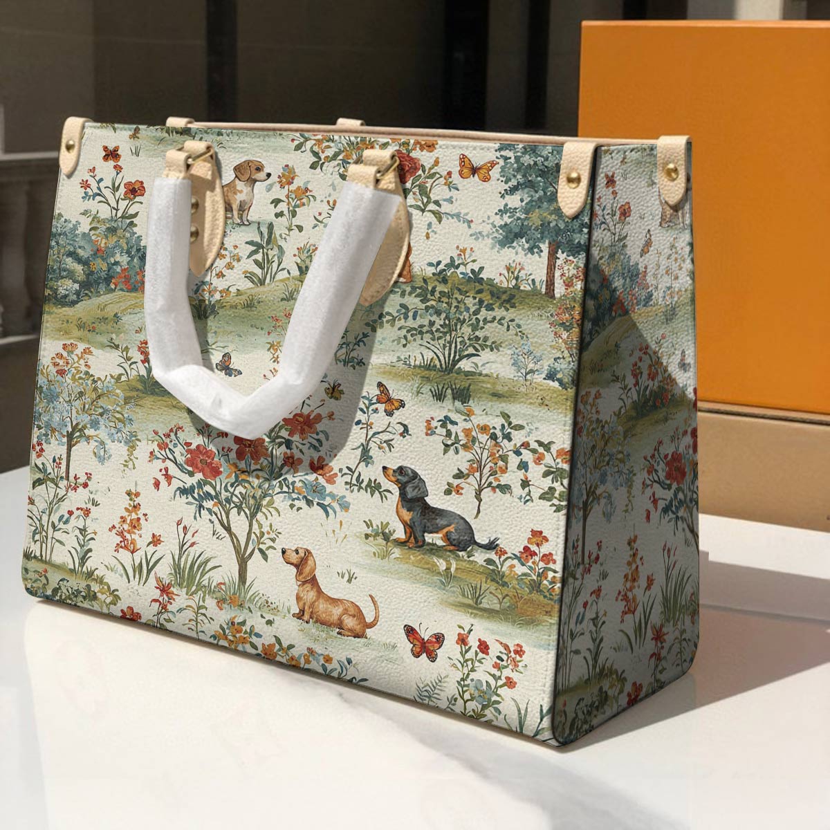 Dachshund Leather Bag The Gentle Garden