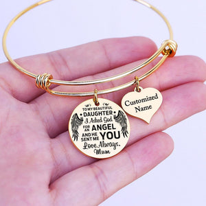 Mum To Daughter - Love Always Customized Name Bracelet