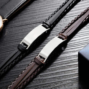 Nana To Granddaughter - I Love You Leather Bracelet