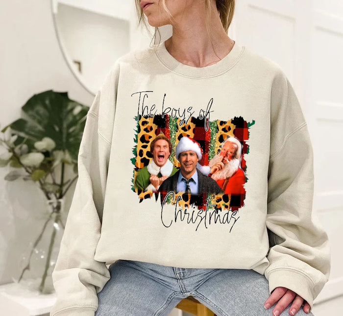 The Boys Of Christmas Sweatshirt, The Boys Of Winter Sweatshirt, Christmas Sweatshirt, Christmas Movie Character, Christmas Sweater