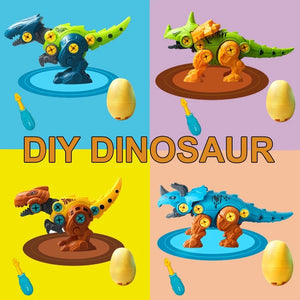 Dinosaur Eggs Construction set Toys For Children Puzzle Game Model Kits Educational Toys Birthday Easter Gifts Boys Girls