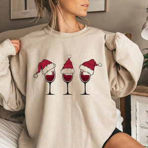 Christmas Wine Sweatshirt, Christmas Sweatshirt, Christmas Shirt, Christmas Sweatshirt Cute, Christmas Winter Sweatshirt