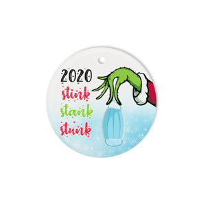 Stink ornament, 2020 Christmas ornament funny Merry Christmas family gift idea