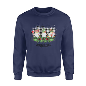 Gnomes funny with Gnomy Christmas - funny sweatshirt gifts christmas ugly sweater for men and women