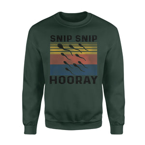 Snip snip hooray - funny sweatshirt gifts christmas ugly sweater for men and women