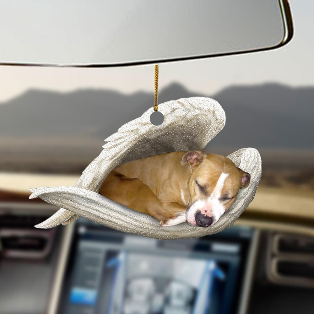 Staffordshire Bull Terrier Sleeping Angel Staffordshire Bull Terrier Lovers Ornament - Best gifts your whole family
