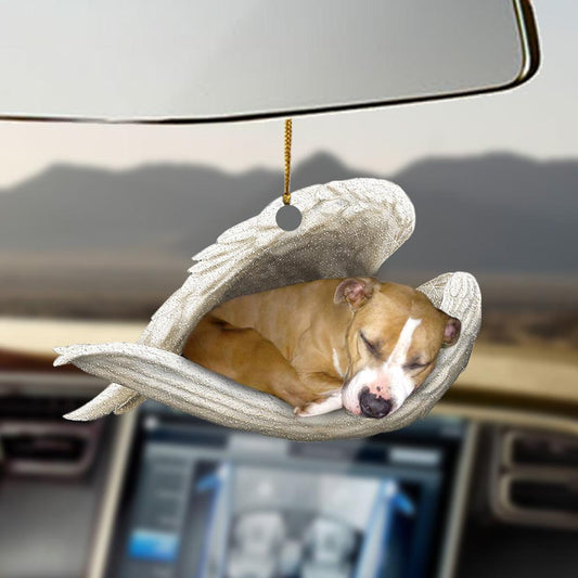 Staffordshire Bull Terrier Sleeping Angel Staffordshire Bull Terrier Lovers Ornament - Best gifts your whole family