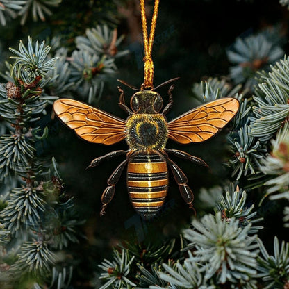 Bee Christmas Ornament, Christmas Ornament Gift, Christmas Gift, Christmas Decoration