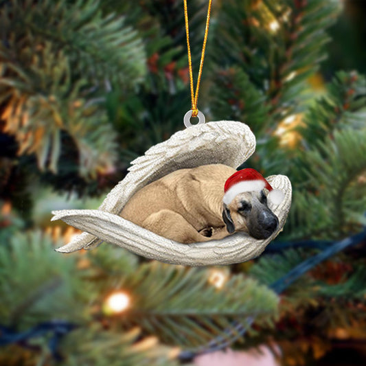 Anatolian Shepherd Dog Sleeping Angel Christmas Ornament Godmerch - Best gifts your whole family