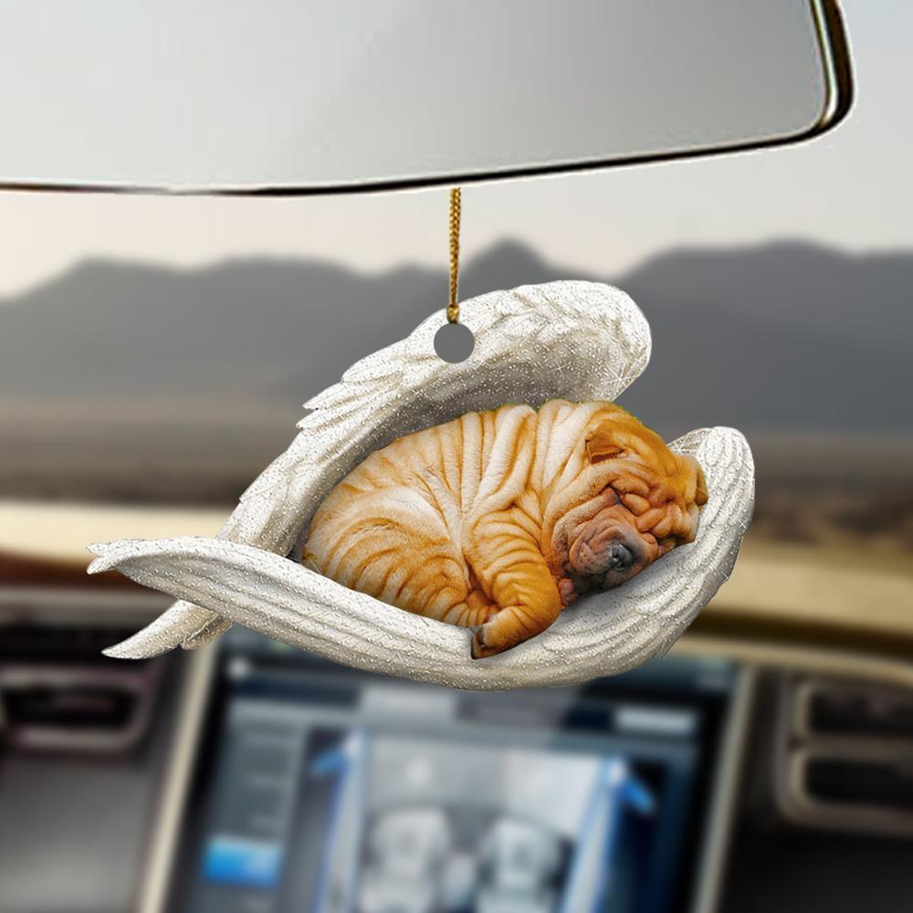 Shar Pei Sleeping Angel Shar Pei Lovers Dog Moms Ornament - Best gifts your whole family
