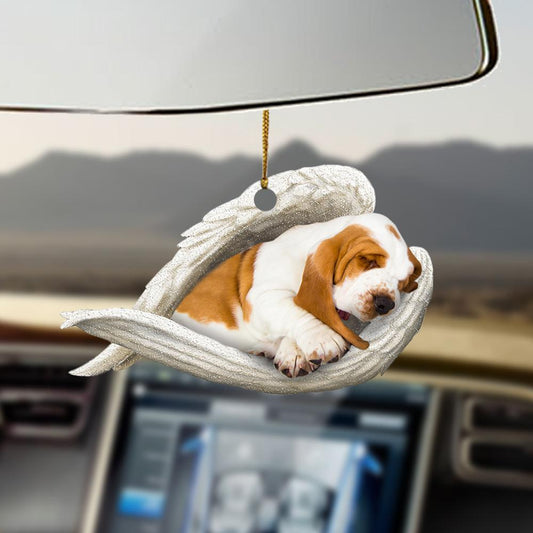 Basset Hound Sleeping Angel Basset Hound Lovers Dog Lovers Ornament - Best gifts your whole family