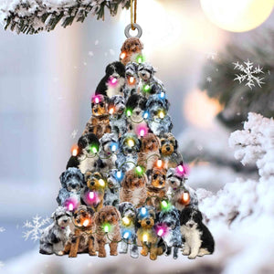 Aussiedoodle lovely tree gift for aussiedoodle lover gift for dog lover ornament - Best gifts your whole family