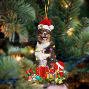 Australian Shepherd 3-Dog Be Christmas Tree Hanging Ornament - Best gifts your whole family