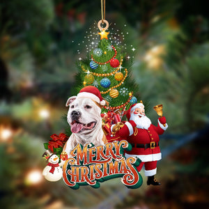 American Staffordshire Terrier-Christmas Tree&Dog Hanging Ornament - Best gifts your whole family