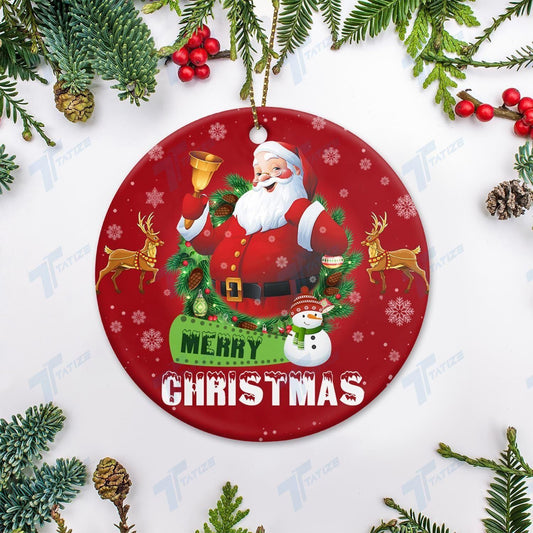 Christmas Circle Ornament Ornament, Christmas Gift, Christmas Decoration