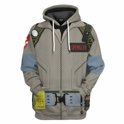 Ghostbusters 1984 Spengler Cosplay Custom Tshirt Hoodie Apparel