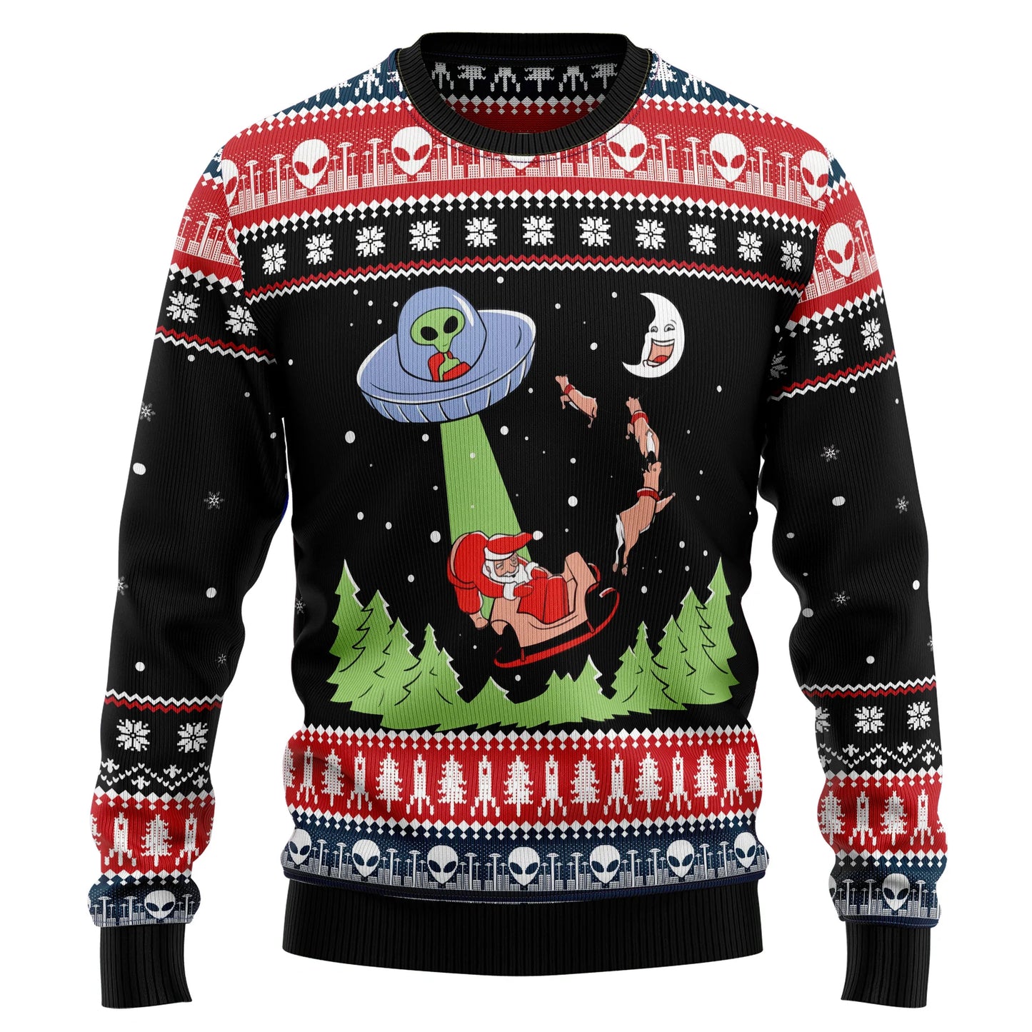 Alien Christmas T1611 Ugly Christmas Sweaterr,Christmas Ugly Sweater,Christmas Gift,Gift Christmas 2024