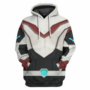 3D Voltron Legendary Defender Keith Kogane Armor Custom Tshirt Hoodie Apparel