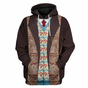 3D 7th Doctor Who Tshirt Hoodie Apparel