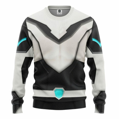 3D Voltron Legendary Defender Shiro Armor Custom Tshirt Hoodie Apparel