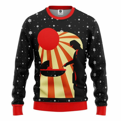 3D The Mandalorian Christmas Custom Tshirt Hoodie Apparel