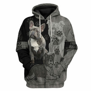 3D French Bulldog Lovers Custom Tshirt Hoodie Apparel