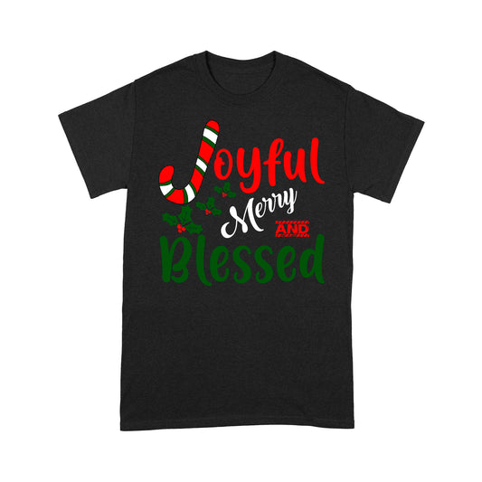 Fröhliche Frohe und gesegnete Weihnachten T-Shirt Geschenk für Weihnachten