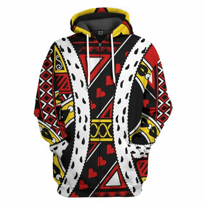 3D King of Hearts Charles Custom Tshirt Hoodie Apparel
