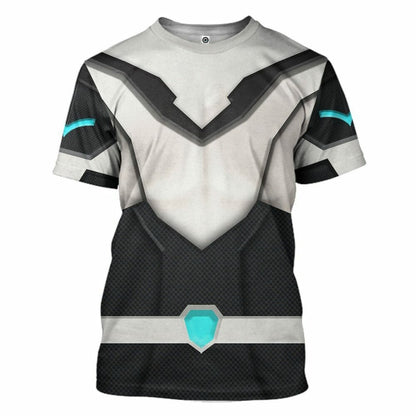 3D Voltron Legendary Defender Shiro Armor Custom Tshirt Hoodie Apparel