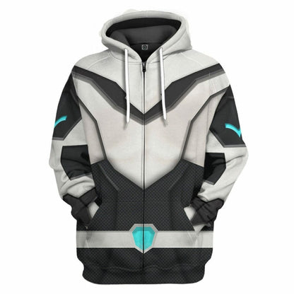 3D Voltron Legendary Defender Shiro Armor Custom Tshirt Hoodie Apparel