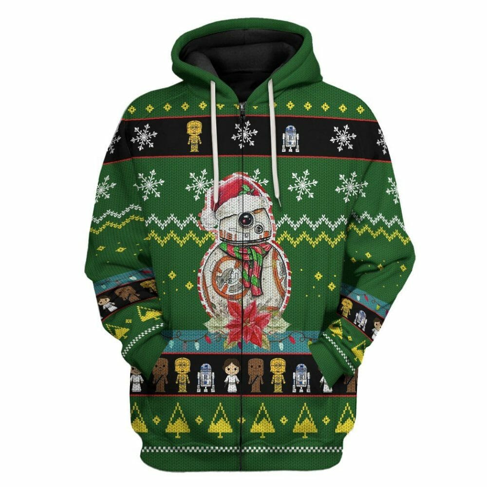 3D Christmas Custom Tshirt Fleece Hoodie Apparel