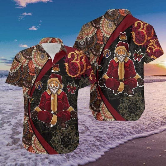 Design Hawaiian Shirt I Will Be Om For Christmas,Hawaiian Shirt Gift, Christmas Gift
