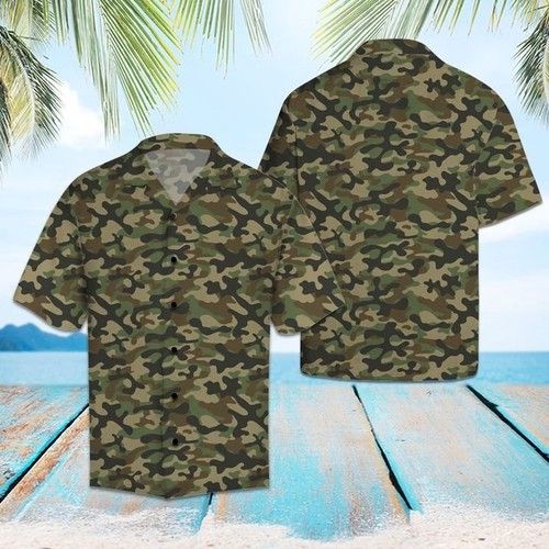 Amazing Camouflage Hawaiian Shirt Summer, Hawaiian Shirt Gift, Christmas Gift