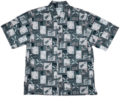 Block Hawaii Button Up Hawaiian Shirt, Hawaiian Shirt Gift, Christmas Gift