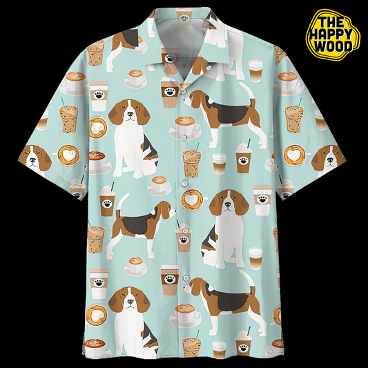 Beagle Hawaiian Shirt, Hawaiian Shirt Gift, Christmas Gift