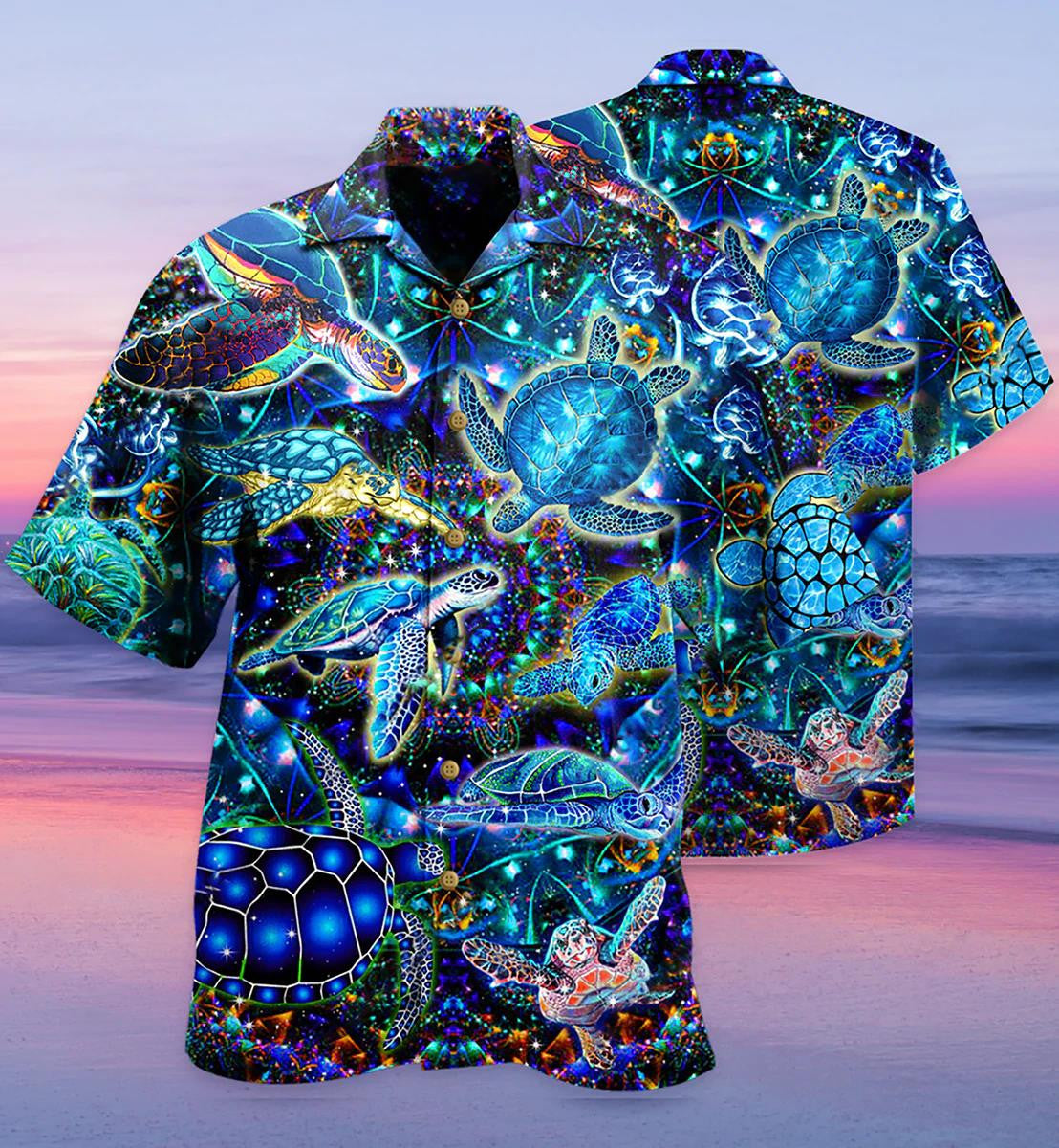 Turtle Sea You On The Next Wave Turtle Hawaiian Shirt, Hawaiian Shirt Gift, Christmas Gift
