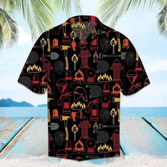 Order Firefighter Hawaiian Shirt, Hawaiian Shirt Gift, Christmas Gift