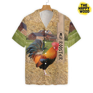 Rooster Hawaiian Hawaii Shirt, Hawaiian Shirt Gift, Christmas Gift