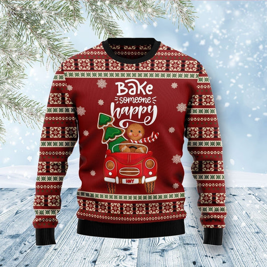 Bake Someone Happy Ugly Christmas Sweater,Christmas Ugly Sweater,Christmas Gift,Gift Christmas 2022