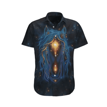 Fantasy Horse Watercolor Design Hawaiian Shirt,Hawaiian Shirt Gift, Christmas Gift