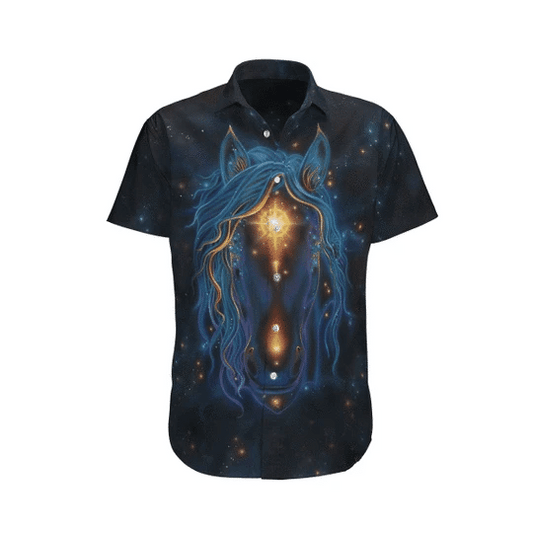 Fantasy Horse Watercolor Design Hawaiian Shirt,Hawaiian Shirt Gift, Christmas Gift