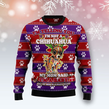 Chihuahua Baby Ugly Christmas Sweater, Christmas Ugly Sweater,Christmas Gift,Gift Christmas 2022