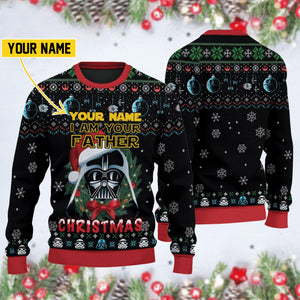 Personalized I'm Your Father Darth Vader Ugly Christmas Sweater, Christmas Ugly Sweater,Christmas Gift,Gift Christmas 2022