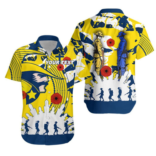 Cowboys Anzac Hawaiian Aloha Shirt, Hwaiian For Gift