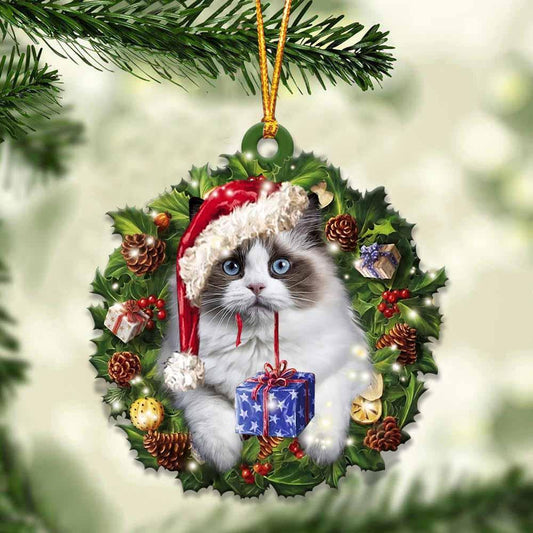 Ragdoll and Christmas gift for her gift for him gift for Ragdoll lover ornament,Christmas Gift,Christmas Decoration