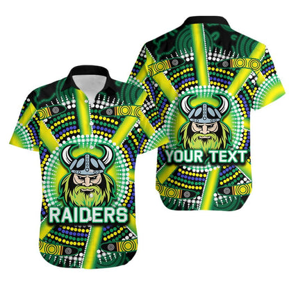 Raiders Hawaiian Aloha Shirt Special Aboriginal Th4 Hawaiian Shorts Beach Short Sleeve, Hawaiian Shirt Gift, Christmas Gift