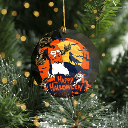 Circle Christmas Ornament, Christmas Gift, Christmas Decoration