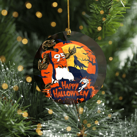 Circle Christmas Ornament, Christmas Gift, Christmas Decoration